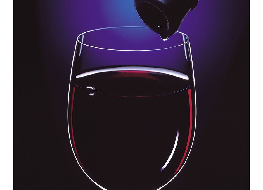 Wine glass advertising image